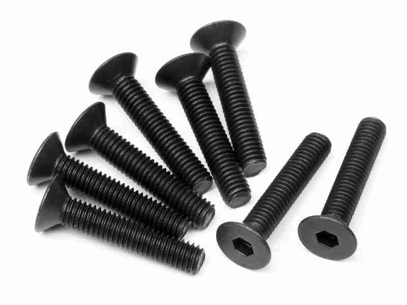 100557_100557_01p_800_600 HPI 100557 Flat Head Screw M3X16mm (Hex Socket/8Pcs)