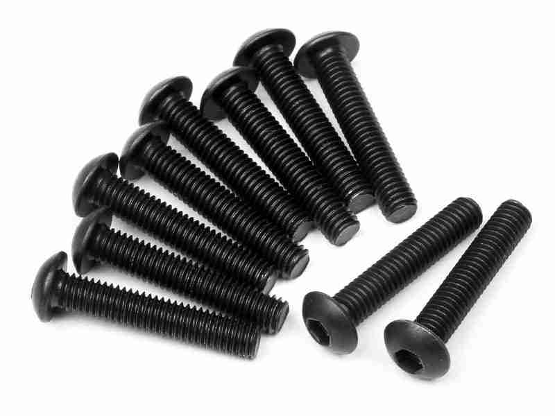 100560_100560_01p_800_600 HPI 100560 Button Head Screw M3X16mm (Hex Socket/10Pcs)
