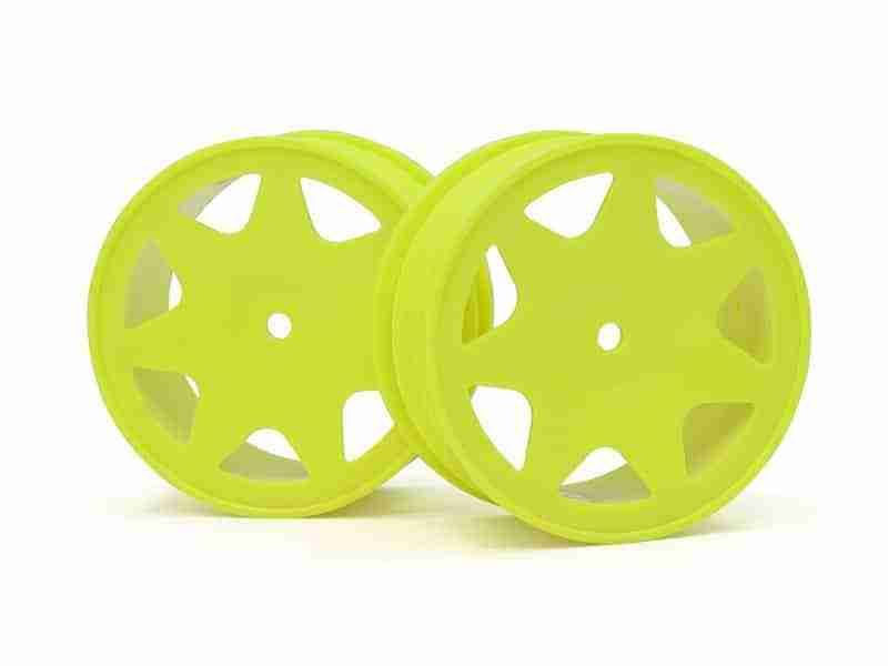100620_100620_01p_800_600 HPI 100620 Ultra 7 Wheels Yellow 30mm (2Pcs)