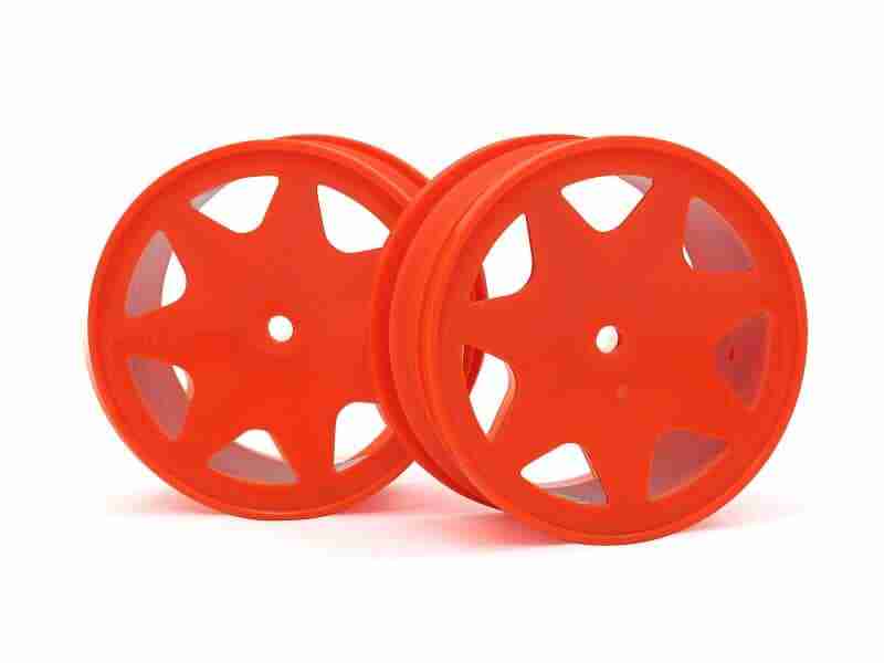 100622_100622_01p_800_600 HPI 100622 Ultra 7 Wheels Orange 30mm (2Pcs