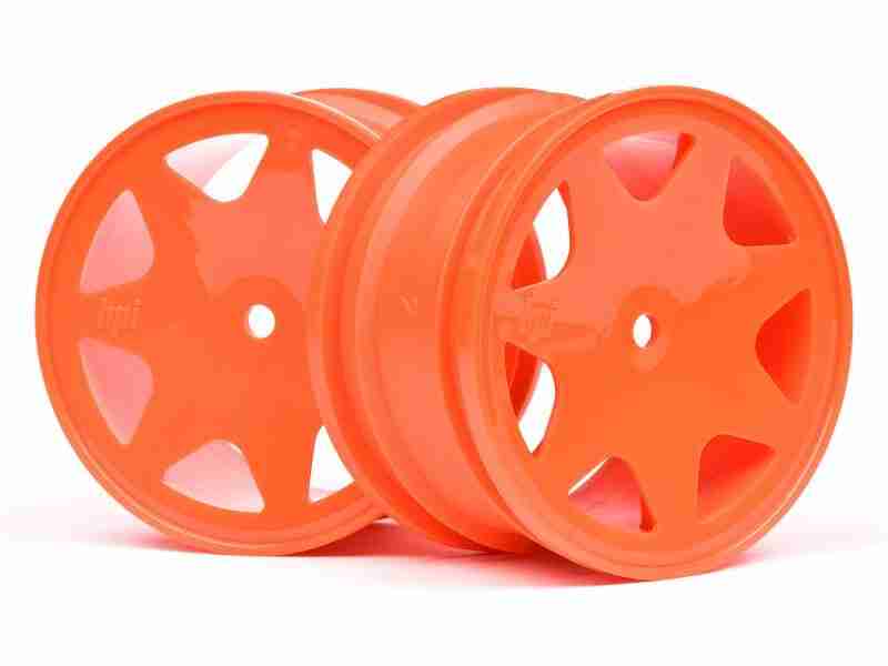 100623_100623_01p_800_600 HPI 100623 Ultra 7 Wheels Orange 35mm (2Pcs)