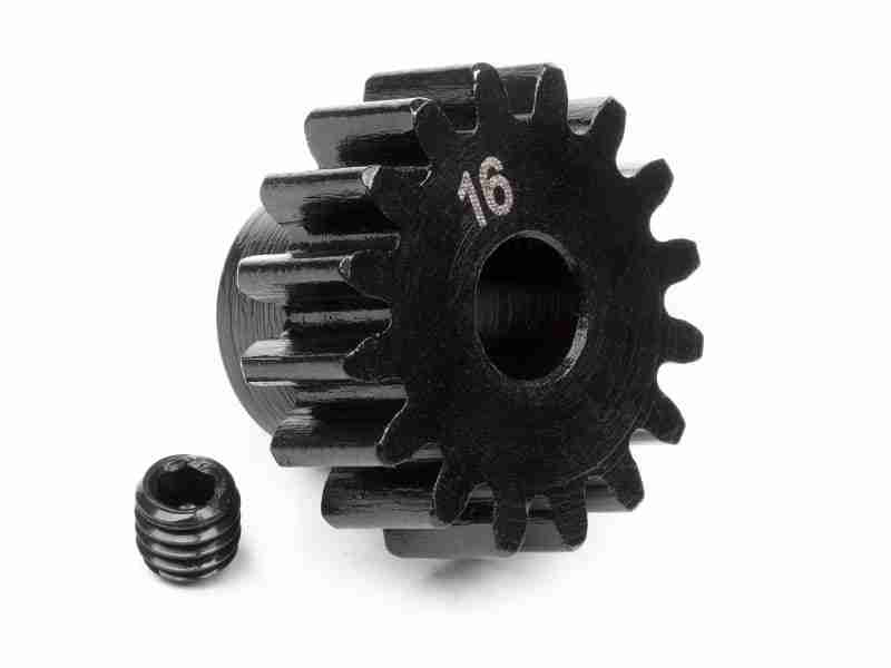 100915_100915_01p_800_600 HPI 100915 Pinion Gear 16 Tooth (1M/5mm Shaft)