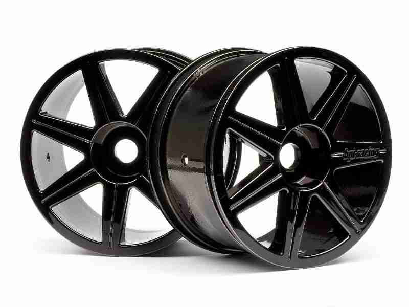 101156_101156_01p_800_600 HPI 101156 7 Spoke Black Chrome Trophy Truggy Wheel