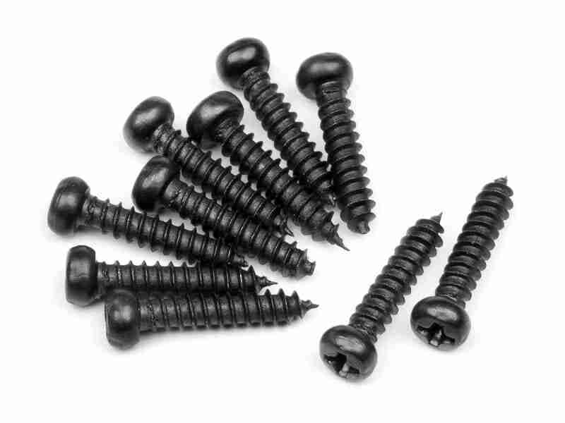 101249_101249_01p_800_600 HPI 101249 Tp. Button Head Screw M2.6*12mm (10Pcs)