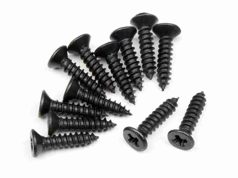 101273_101273_01p_800_600 HPI 101273 Tp. Flat Head Screw M2.6X12mm (12Pcs)