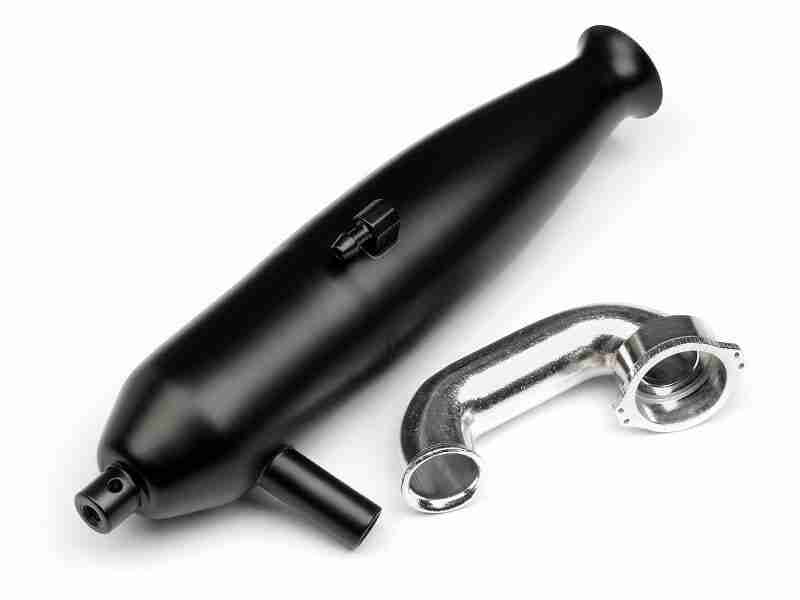 101396_101396_01p_800_600 HPI 101396 Black Exhaust Pipe & Manifold .28