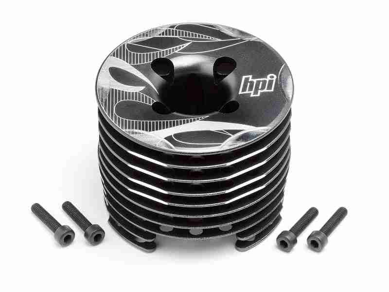 101589_101589_01p_800_600 HPI 101589 Aluminium Heatsink Head Gunmetal (F3.5 Pro)