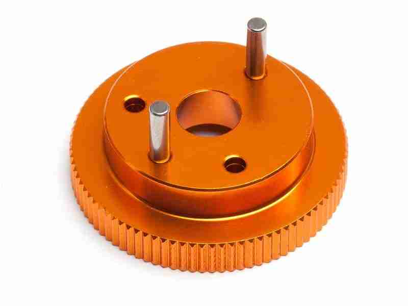 101759_101759_01p_800_600 HPI 101759 Flywheel (For 2Pcs Shoe) Trophy Series Orange