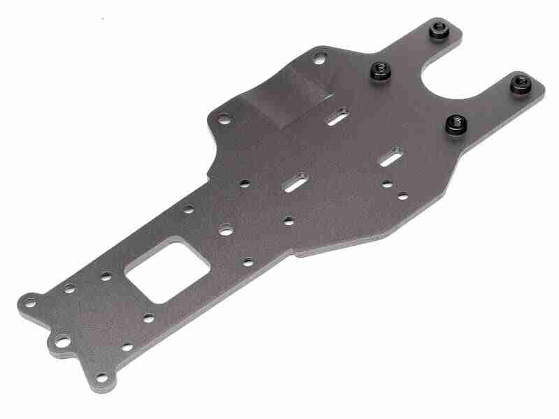 102169_102169_01p_800_600 HPI 102169 Rear Chassis Plate (Gunmetal)