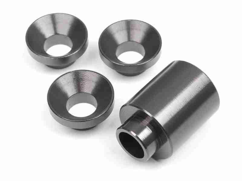 102174_102174_01p_800_600 HPI 102174 Spacer Set For Clutch Bell Holder (Gunmetal)