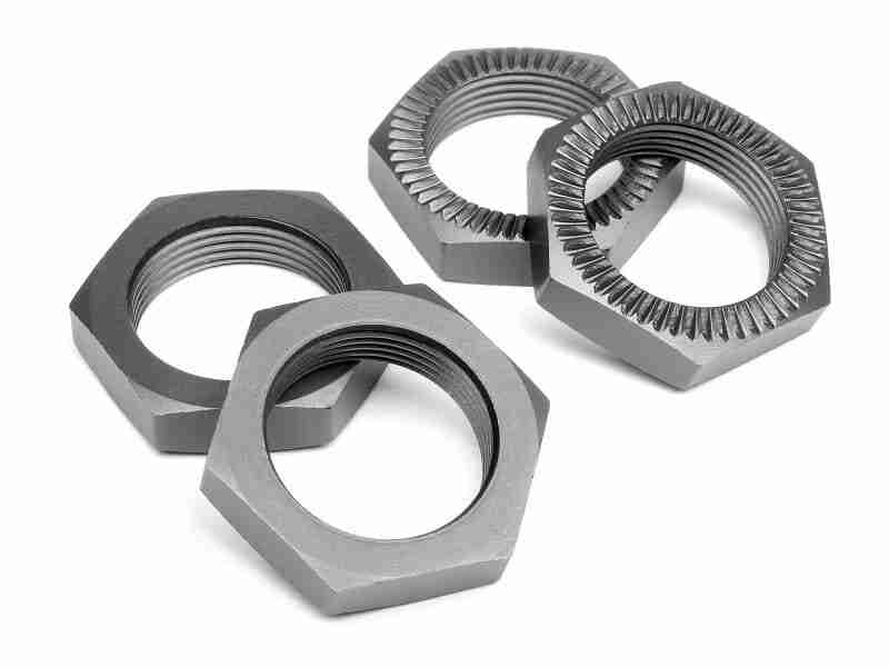 102216_102216_01p_800_600 HPI 102216 Wheel Nut 24mm (Gunmetal/4Pcs)