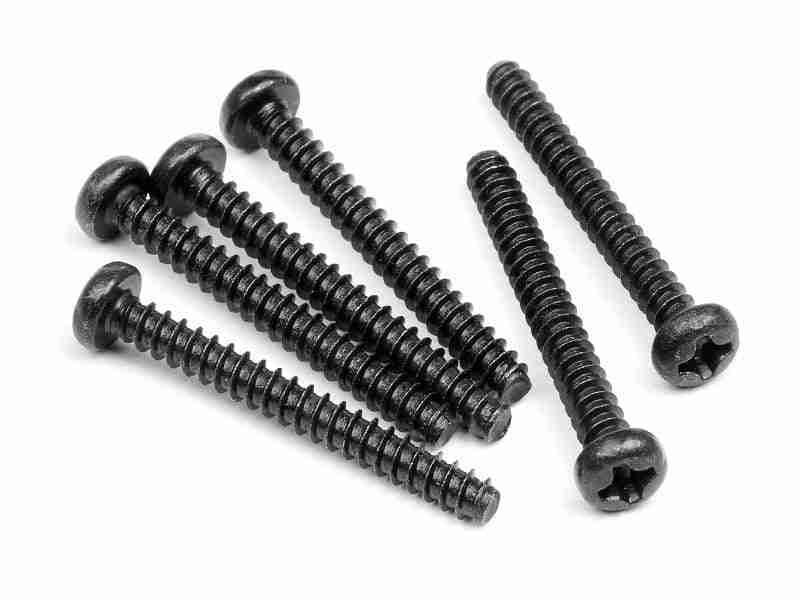 102848_102848_01p_800_600 HPI 102848 Tp. Button Head Screw M3X25mm (6Pcs)