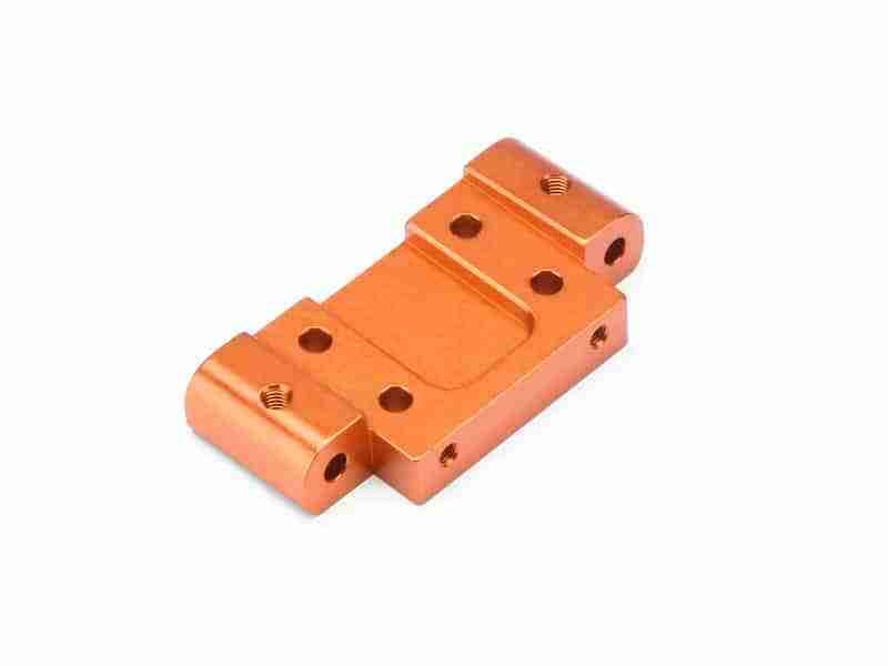 104867_104867_000pp_800_600 HPI 104867 Aluminum Front Suspension Arm Mount 3 Deg/Orange