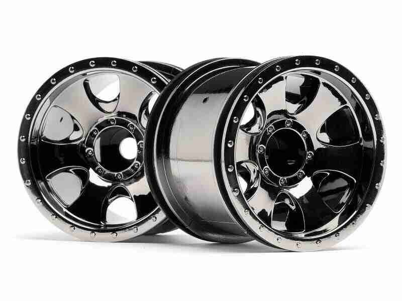 105280_105280_01p_800_600 HPI 105280 Warlock Wheel Black Chrome (2.2In/2Pcs)
