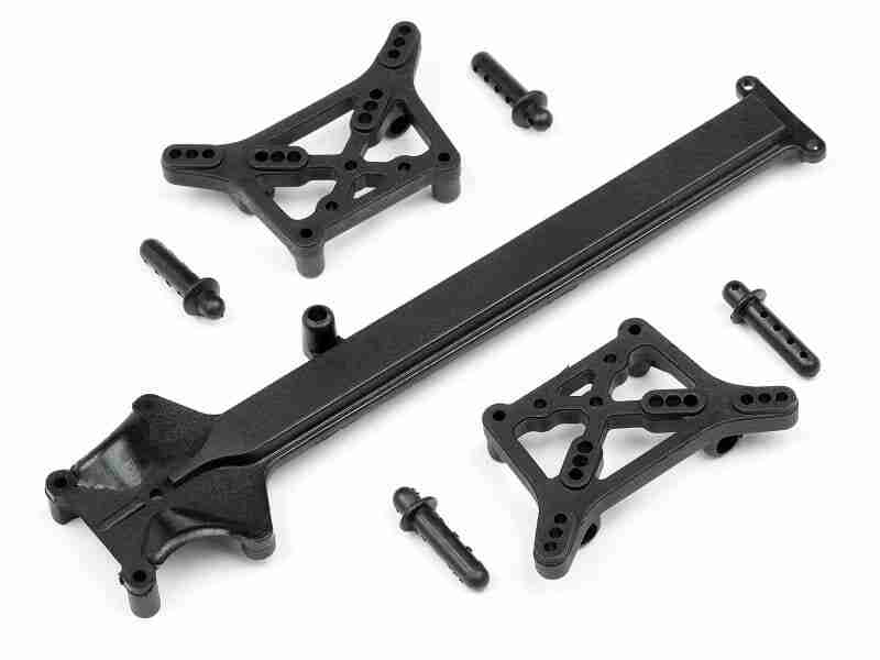 105510_105510_01p_800_600 HPI 105510 Shock Tower/Body Post/Top Deck Set