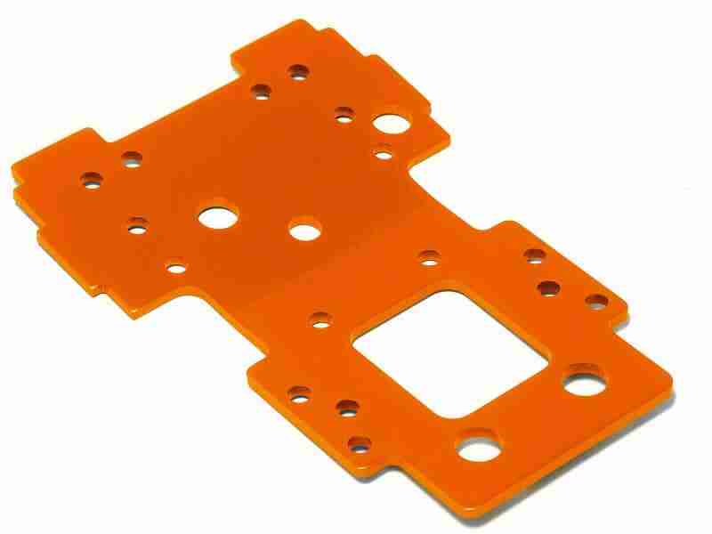 105892_105892_002pp_800_600 HPI 105892 Bulkhead Lower Plate 2.5mm (Orange)