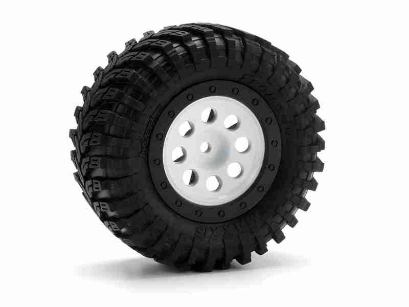 106193_106193_01p_800_600 HPI 106193 Mk.8 V2 Wheel White (4.5mm Offset/2Pcs)