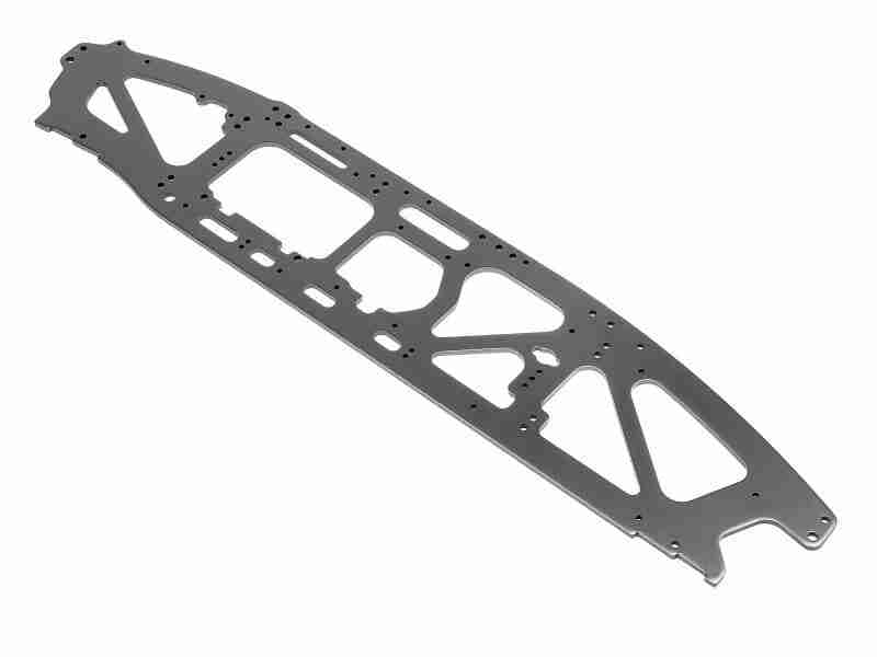 106264_106264_01p_800_600 HPI 106264 Tvp Chassis Right 4mm (Super 5Sc Flux/Gray)