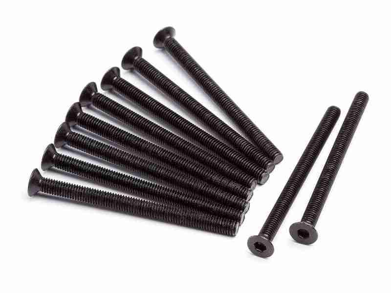 106427_106427_01p_800_600 HPI 106427 Flat Head Screw M3X40mm (Hex Socket/10Pcs)