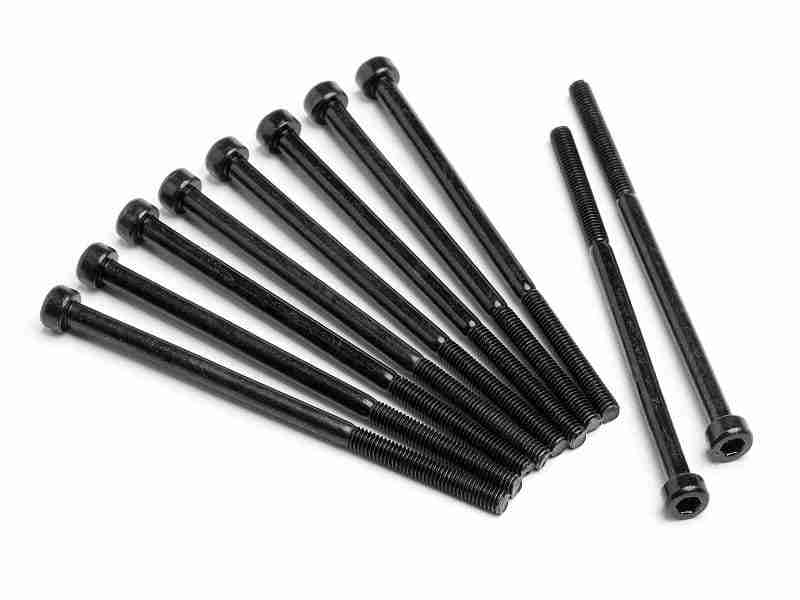 106433_106433_01p_800_600 HPI 106433 Cap Head Screw M3X58mm (10Pcs)