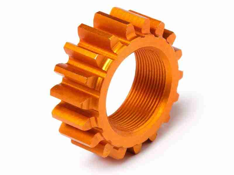 106630_106630_01p_800_600 HPI 106630 Threaded Pinion 18Tx12mm (1M) (Orange)