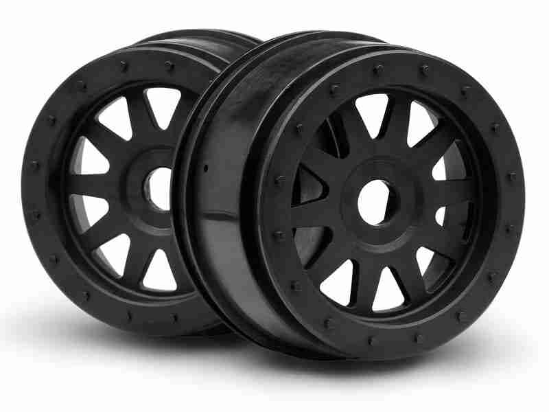 106896_106896_01p_800_600 HPI 106896 Tr-10 Glue-Lock Wheel Black (120X60mm/2Pcs)