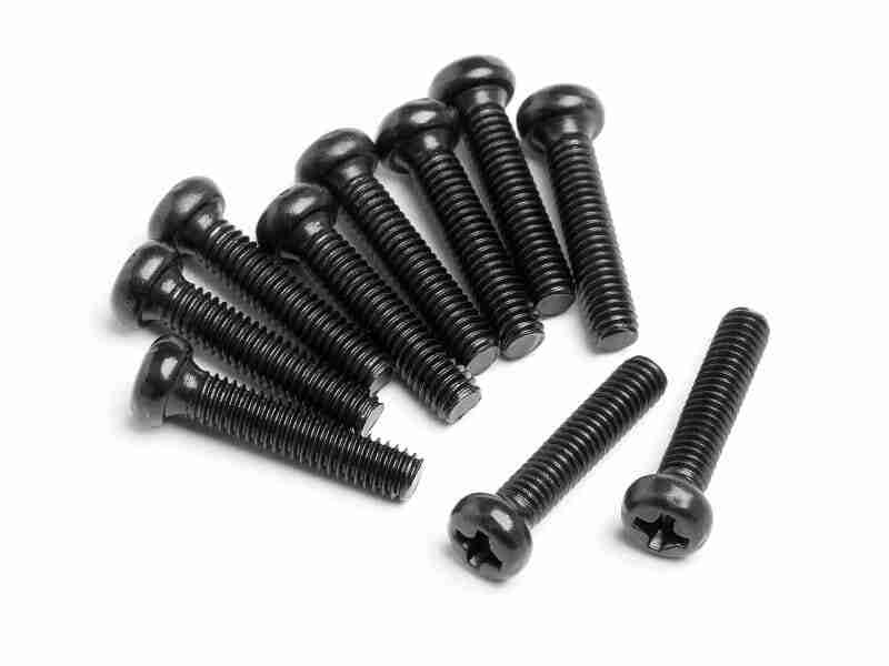 107154_107154_01p_800_600 HPI 107154 Binder Head Screw M2.5X12 (10Pcs)