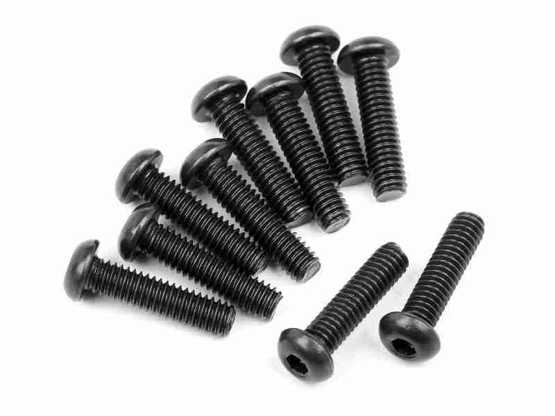 107373_107373_01p_800_600 HPI 107373 Button Head Screw M2.5X10mm (Hex Socket/10Pcs)