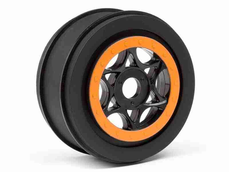 107855_107855_02p_800_600 HPI 107855 Ah-64 Wheel Black/Orange (42X83mm/2Pcs)