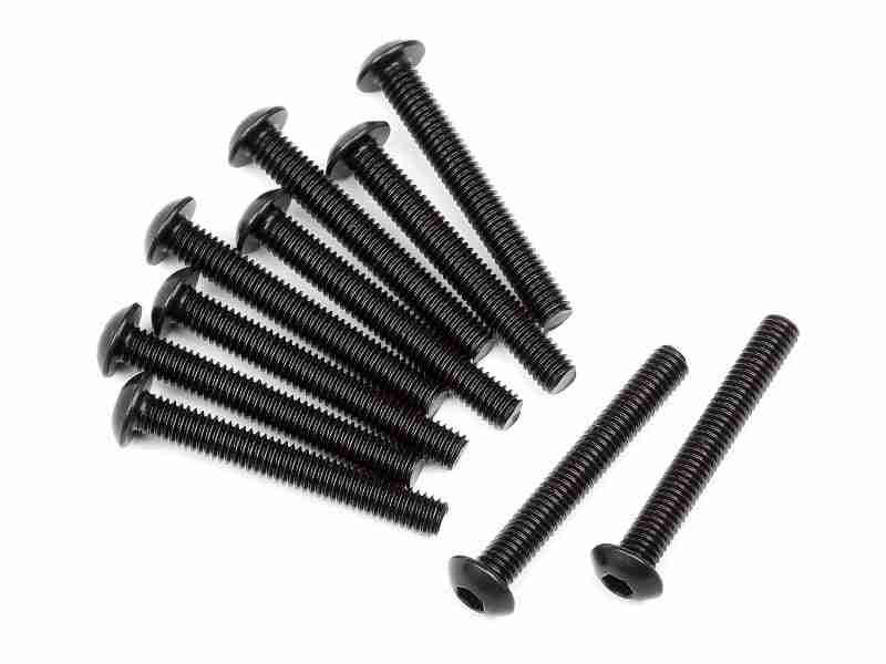 107894_107894_01p_800_600 HPI 107894 Button Head Screw M3X22mm (10Pcs)