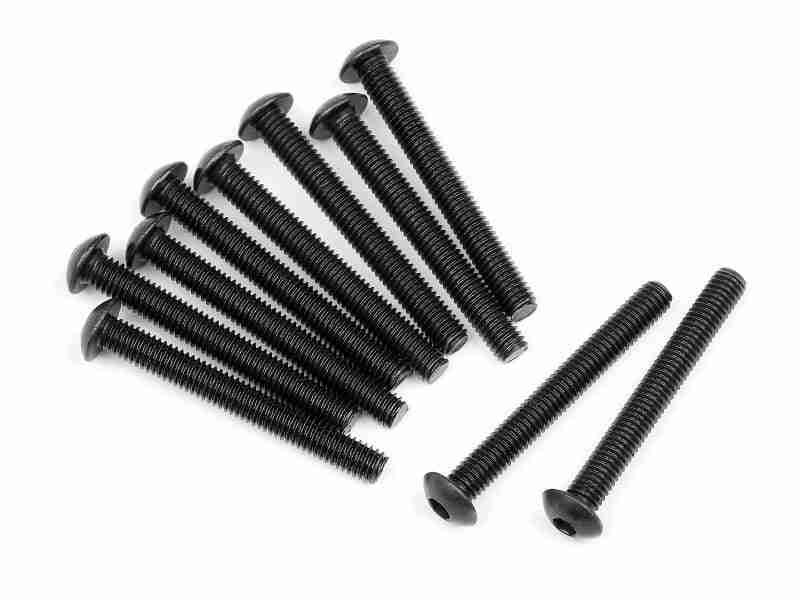 107895_107895_01p_800_600 HPI 107895 Button Head Screw M3X25mm (10Pcs)