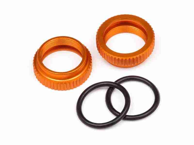 108072_108072_01p_800_600 HPI 108072 Aluminum Shock Adjuster (Orange/2Pcs)