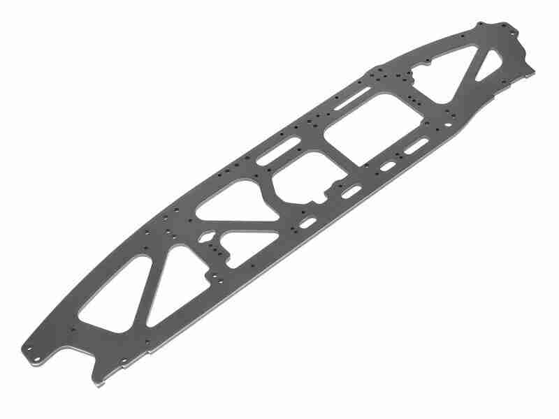 108205_108205_01p_800_600 HPI 108205 Tvp Chassis Left 4mm (Super 5Sc Flux/Gray)