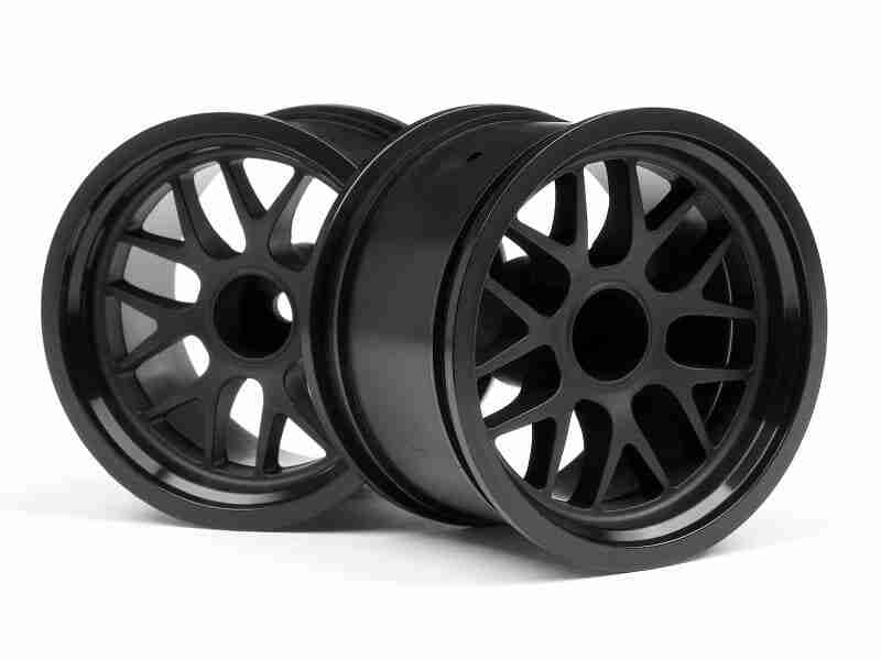 109155_109155_01p_800_600 HPI 109155 BBS Spoke Wheel 48X34mm Black (14mm Offset/2pcs)
