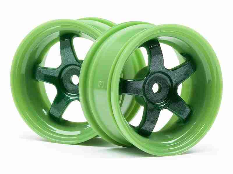 111090_111090_01p_800_600 HPI 111090 Work Meister S1 Wheel Green (3mm Offset/2Pcs)