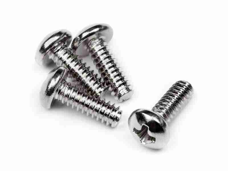 111336_111336_01_800_600 HPI 111336 Button Head Screw 4-40X8mm (4Pcs)