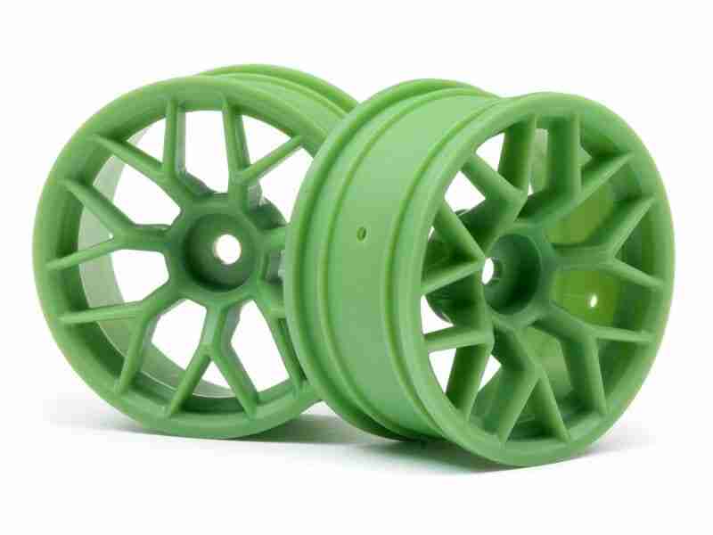 112811_112811_01_800_600 HPI 112811 RTR Wheel 26mm Green (6mm Offset/2Pcs)