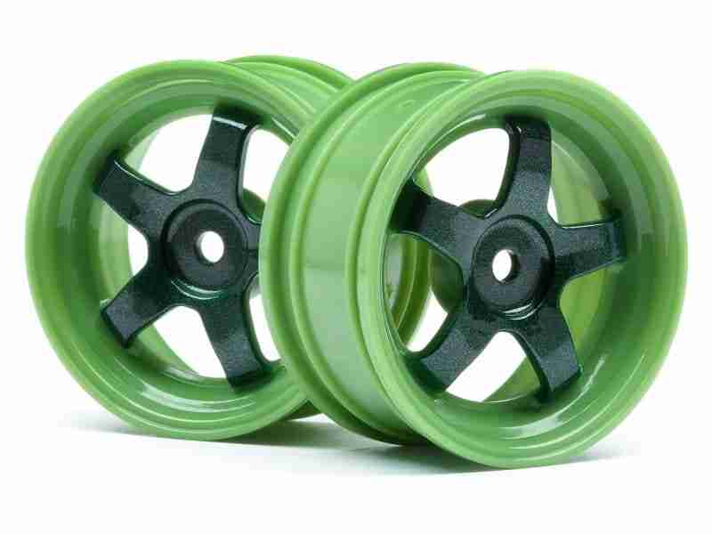 113095_113095_01_800_600 HPI 113095 Work Meister S1 Wheel Green 26mm (0mm Os/2Pcs)