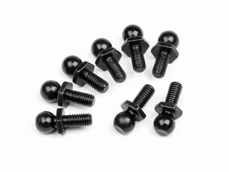 115285_115285_01_800_600 HPI 115285 Low Profile Ball Stud 4.8X12mm (8Pcs)