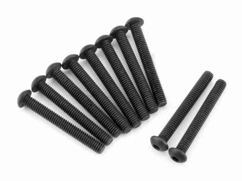 116864_116864_01_800_600 HPI 116864 Button Head Screw M2.5X20mm (Hex Socket/10Pcs)