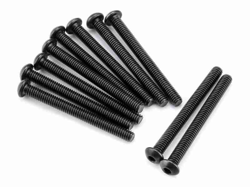 116865_116865_01_800_600 HPI 116865 Button Head Screw M2.5X25mm (Hex Socket/10Pcs)