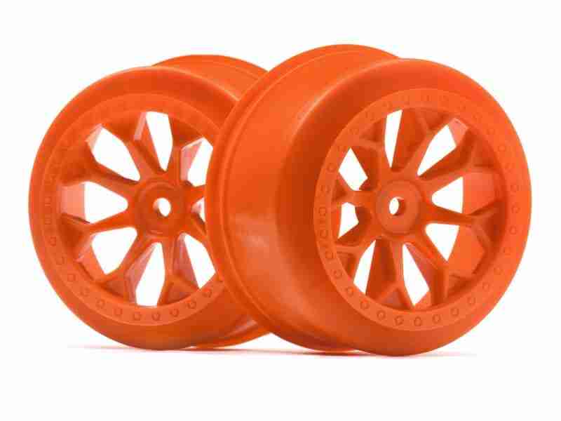 120134_120134_01_800_600 HPI 120134 8-Shot SC Wheel (Orange/2Pcs)