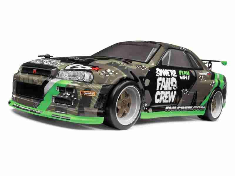 120166_120166_01_800_600 HPI 120166 Fail Crew Nissan Skyline R34 Gt-R Body (150mm)