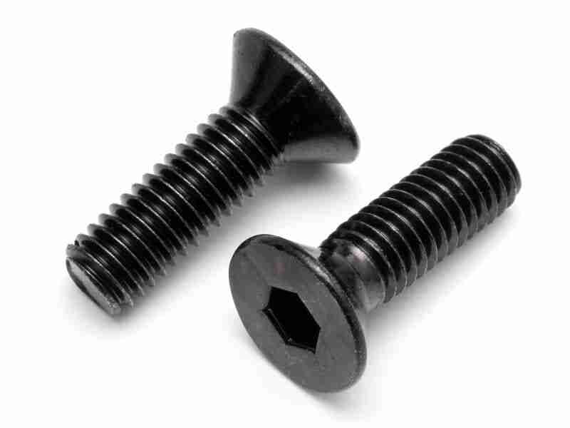 15445_15445_01p_800_600 HPI 15445 Flat Head Screw M6X16mm (2Pcs)