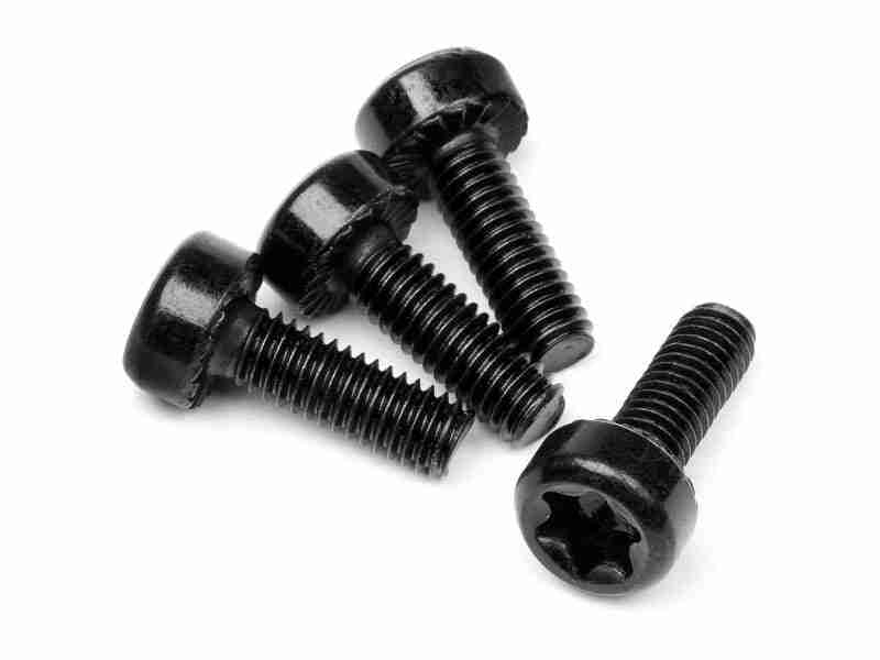 15455_15455_01p_800_600 HPI 15455 Wide Cap Head Torx Screw M4X12mm (4Pcs)