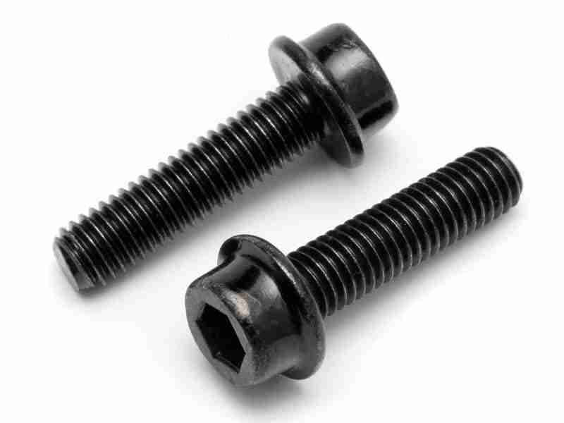 15463_15463_01p_800_600 HPI 15463 Flanged Cap Head Screw M5X20mm (2Pcs)