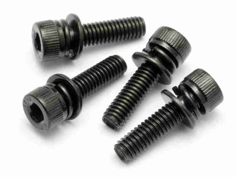 15479_15479_01p_800_600 HPI 15479 Cap Head Screw M4X15mm With Washer (4Pcs)