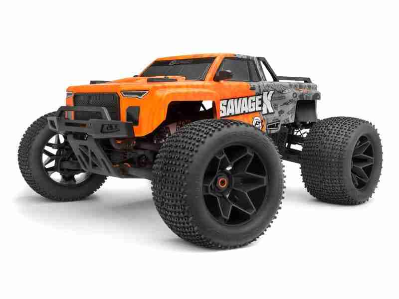 160105_160105_01_800_600 HPI 160105 GT-6 Sportcab Painted Truck Body (Orange/Grey)