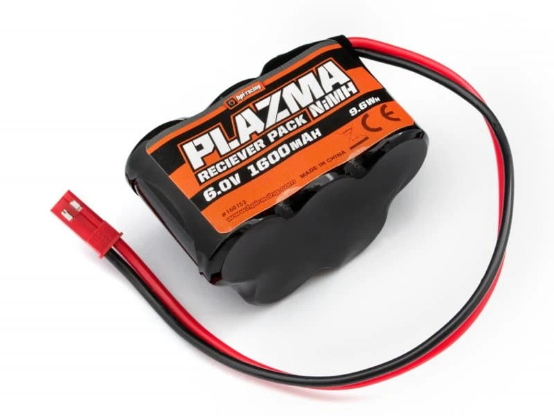 160153_160153_01_800_600 HPI 160153 Plazma 6.0V 1600mAh NiMH Receiver Battery Pack