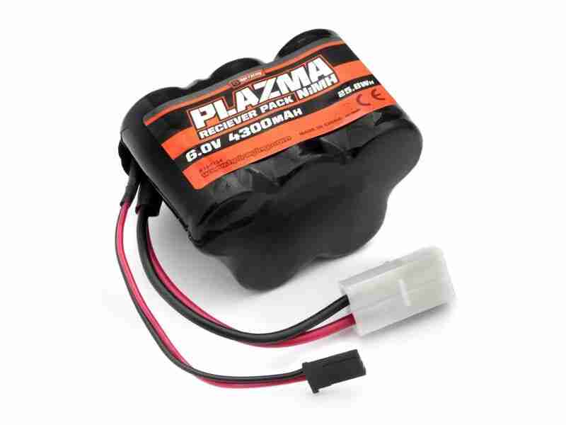 160154_160154_01_800_600 HPI 160154 Plazma 6.0V 4300mAh NiMH Baja Receiver Battery